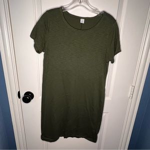 Old Navy Green T-Shirt Dress